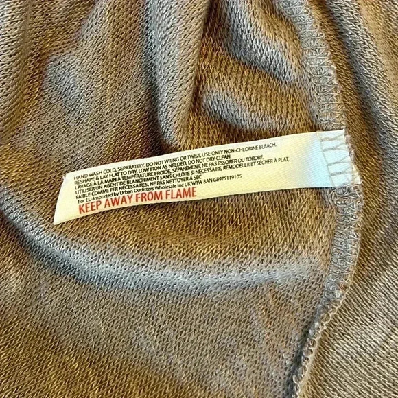 FREE PEOPLE Intimately Free Weekends Layering Top Gauzy Taupe & Purple Sz S NWT - Picture 8 of 12